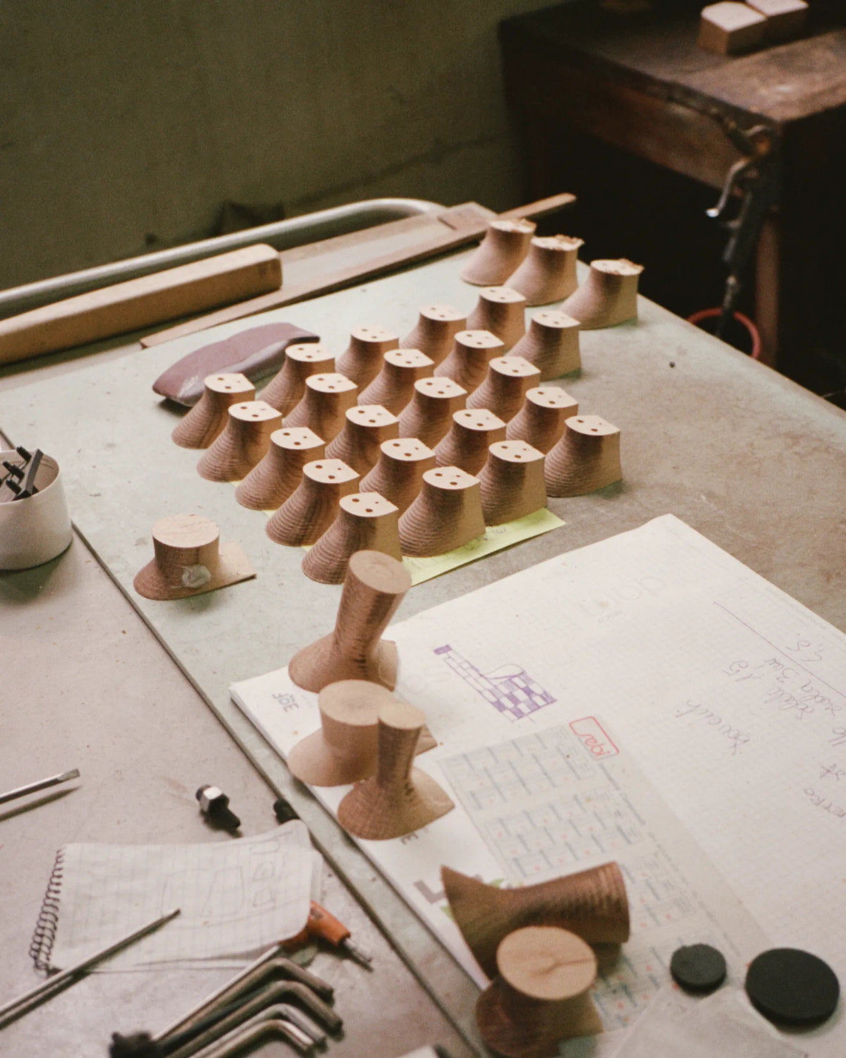 Souliers Dulion Heels at our workshop in Italy