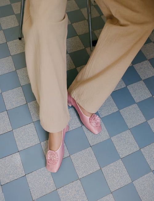 Souliers Dulion, rose