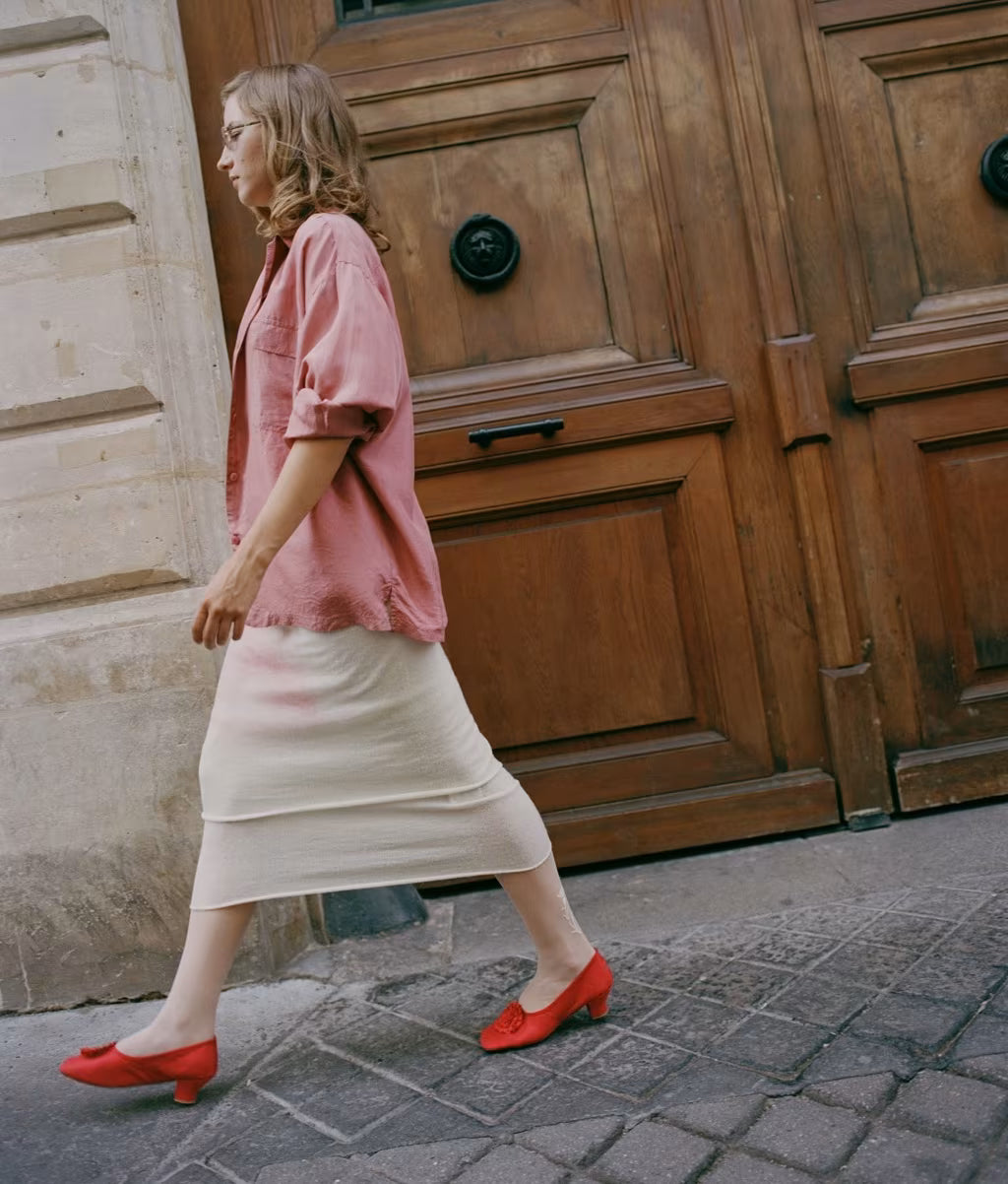 Souliers Dulion, rouge