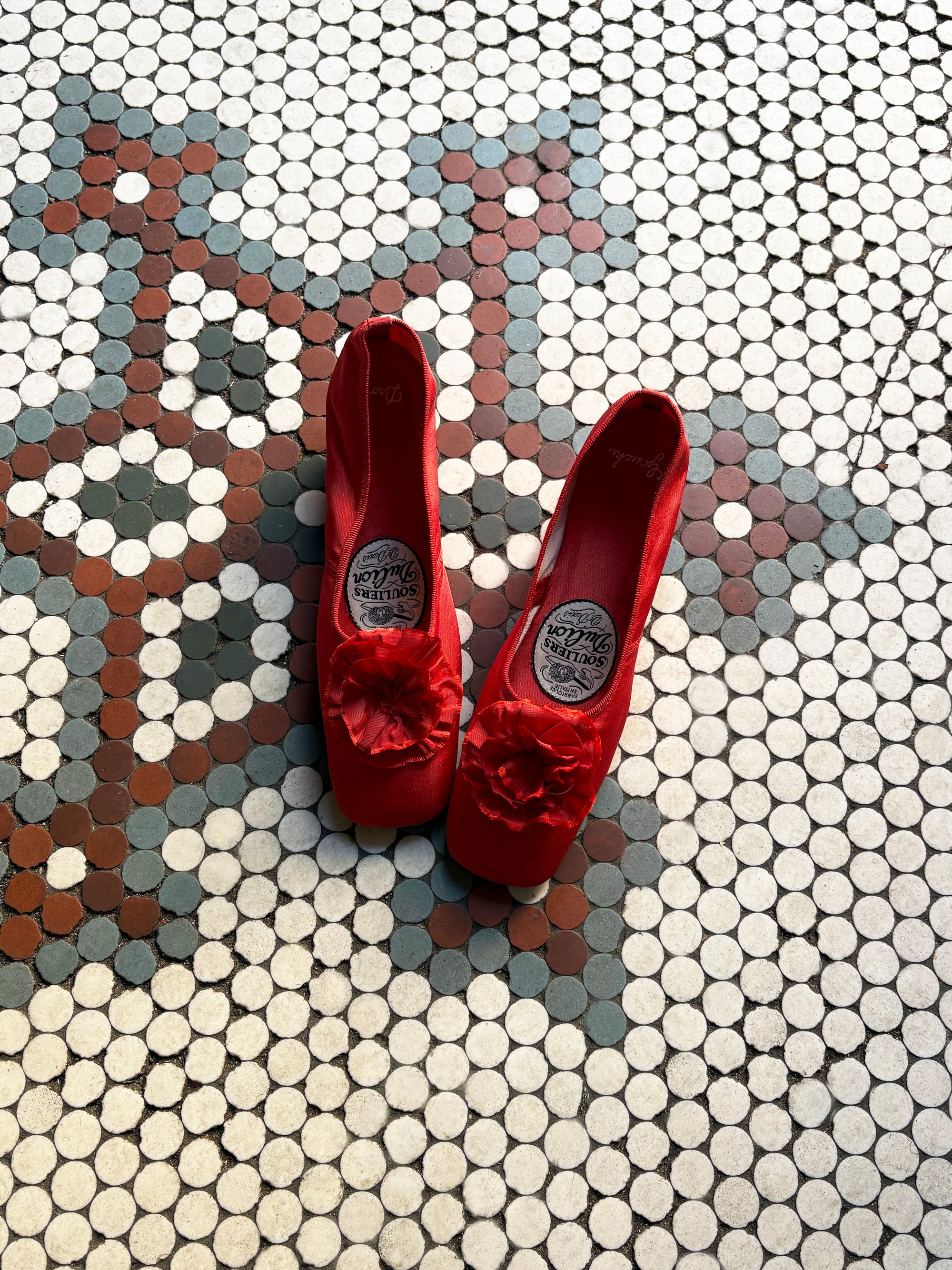 Souliers Dulion, red