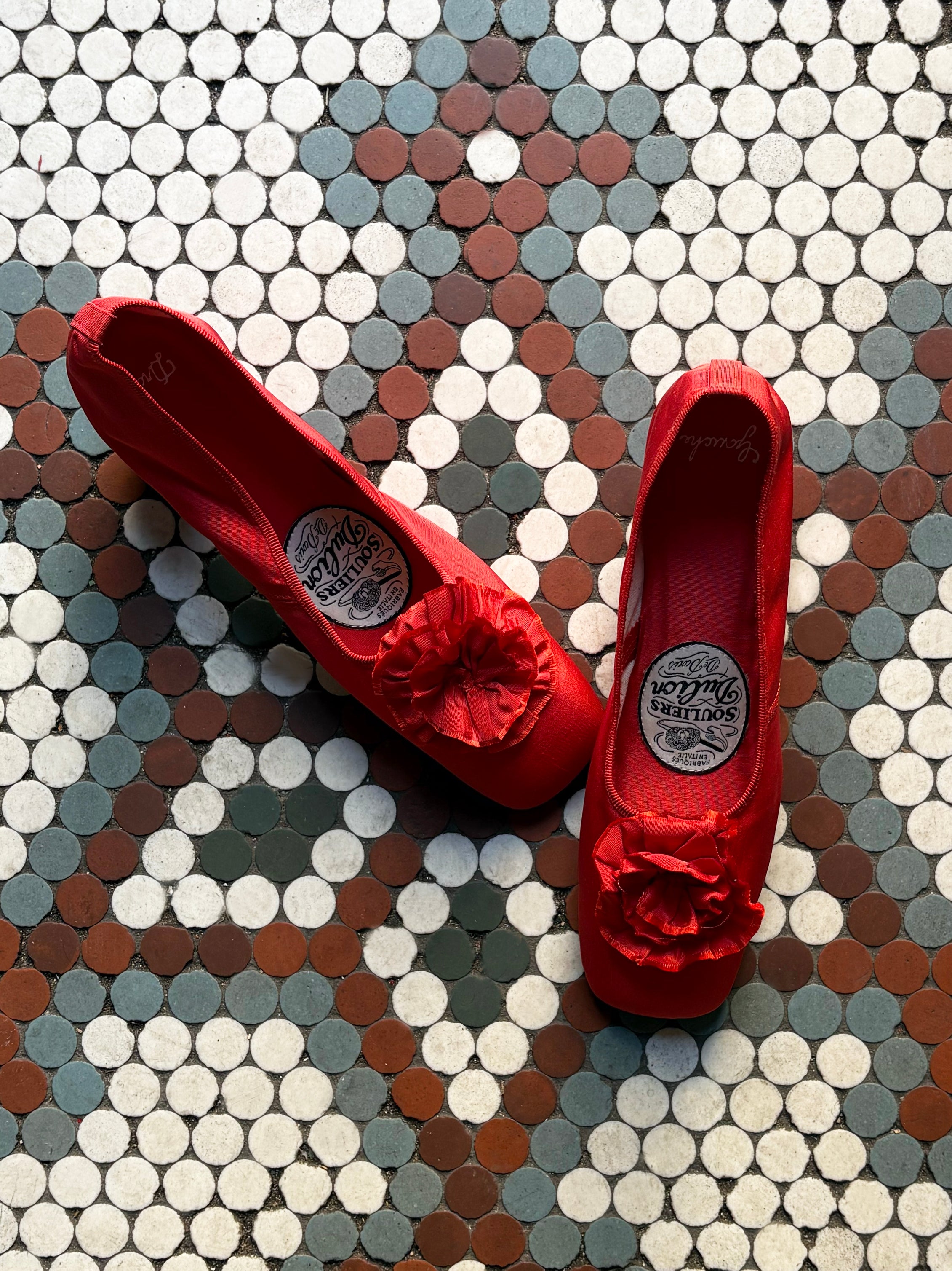 Souliers Dulion, red