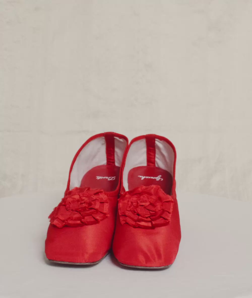 Souliers Dulion, red