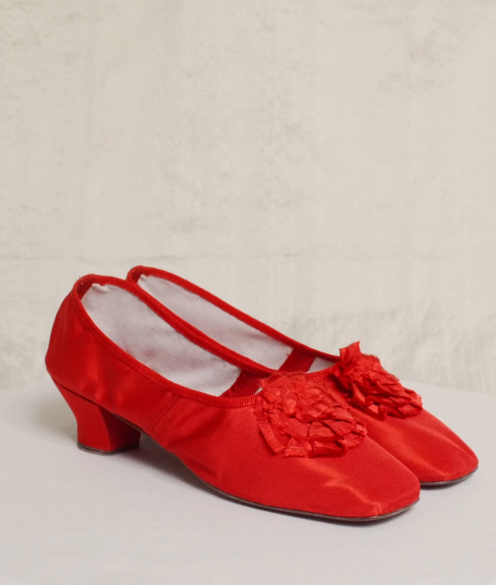 Souliers Dulion, rouge