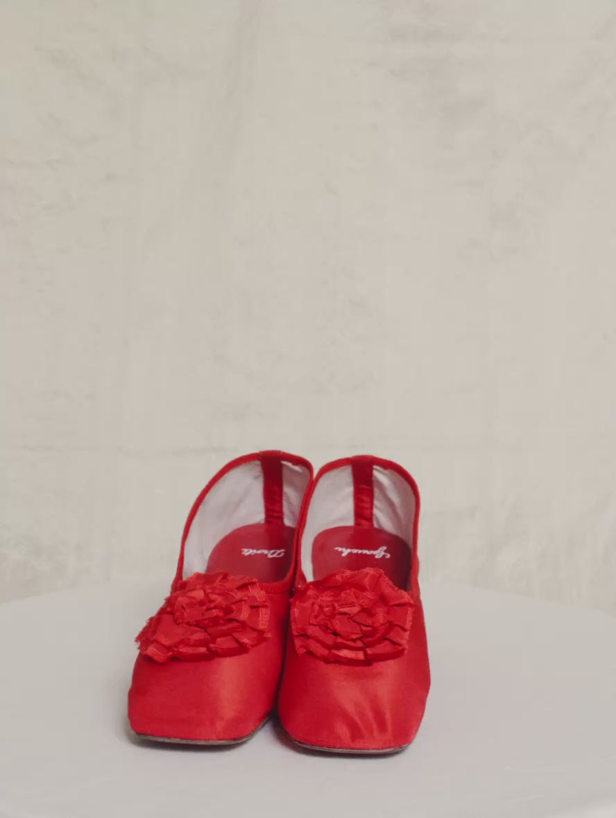 Souliers Dulion, red