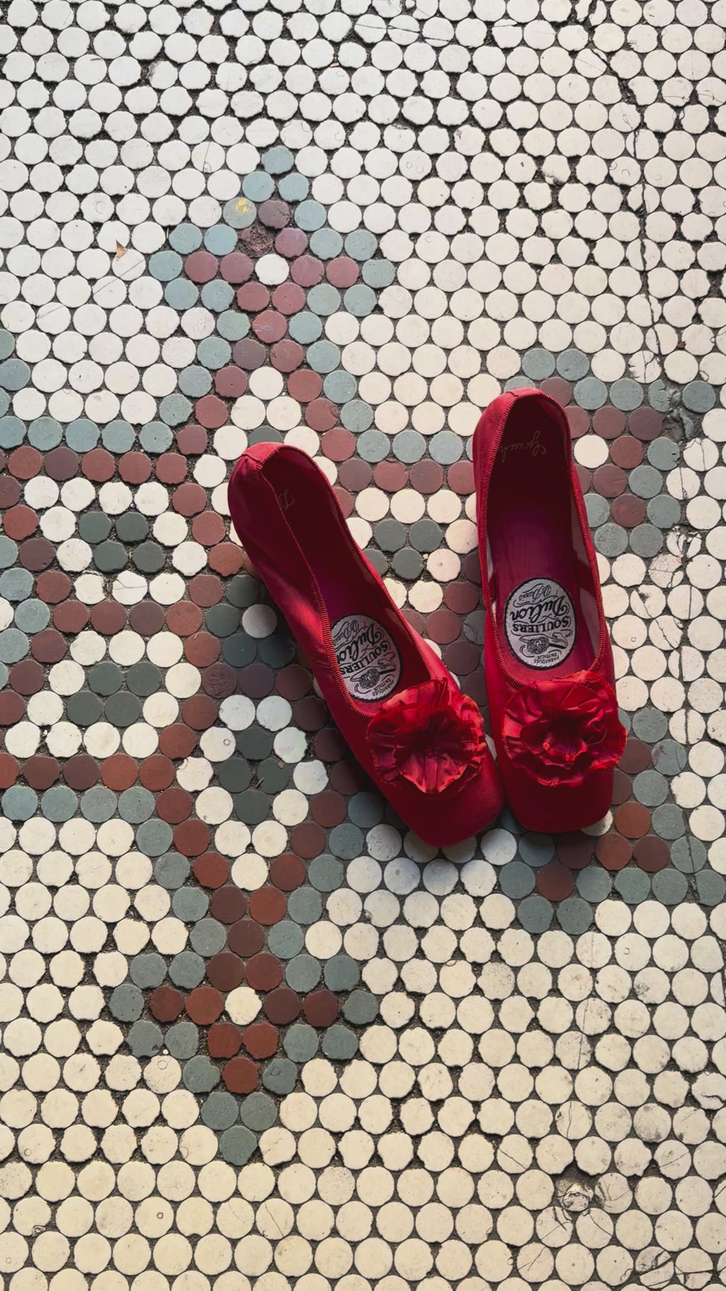 Souliers Dulion, red